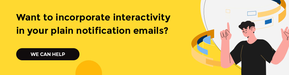 Interactive emails