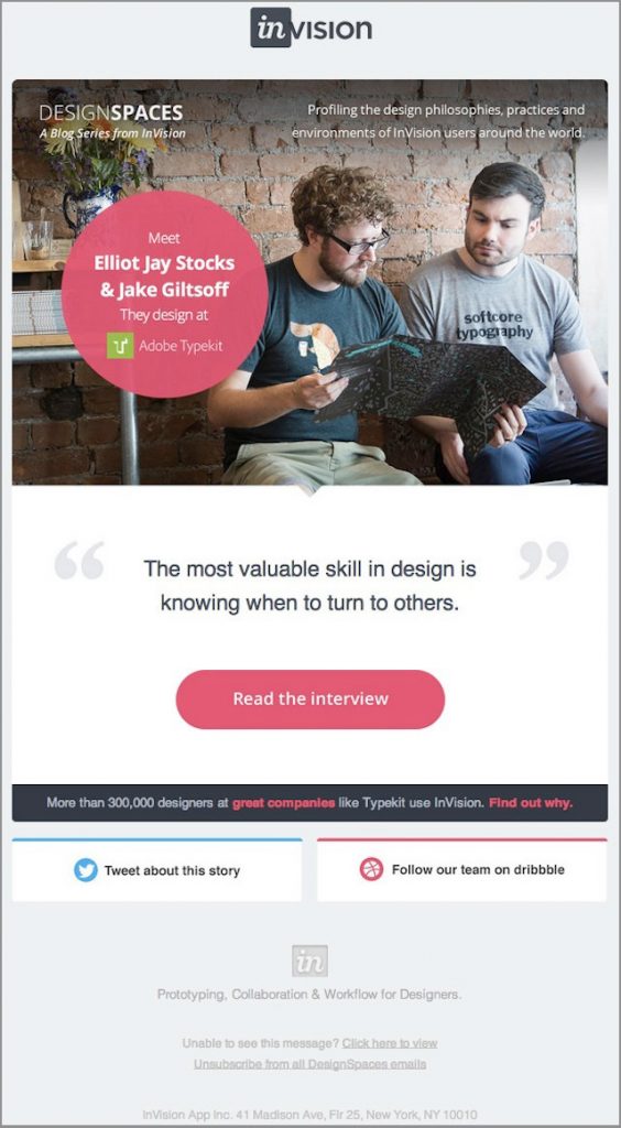 Designing for email-Invision Designing for email-Invision