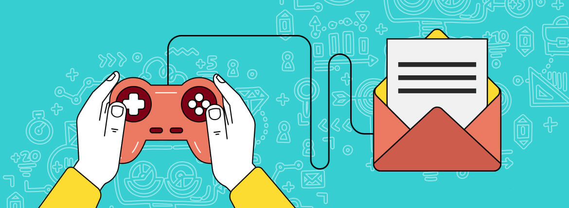 Gamification in emails