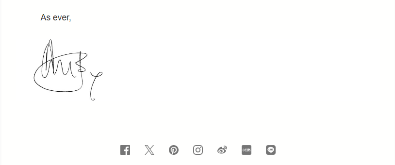 handwritten signatureemail footer design