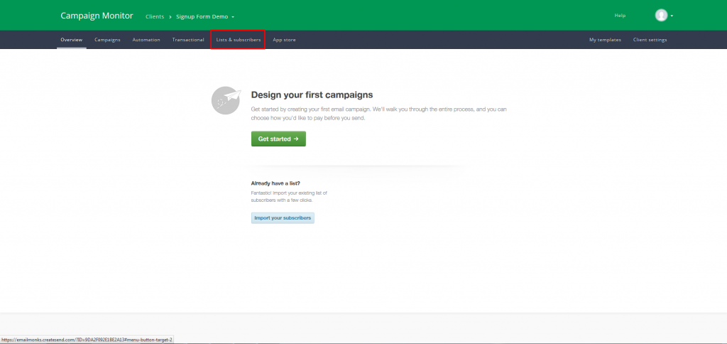 Lists & Subscribers- mailchimp vs campaign monitor Lists & Subscribers- mailchimp vs campaign monitor