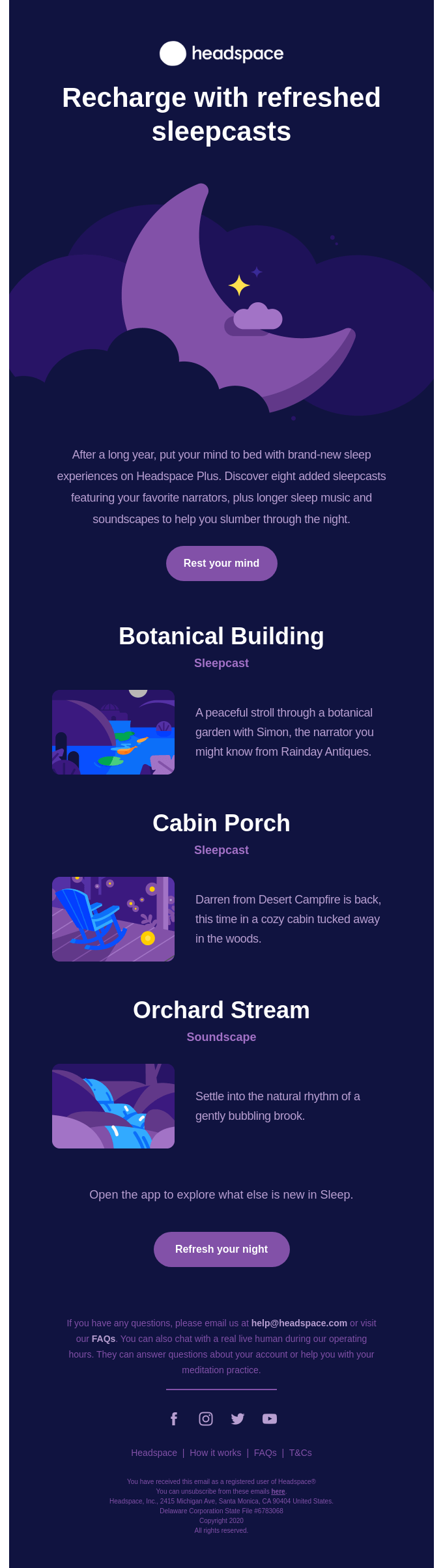 purple color CTAs in email