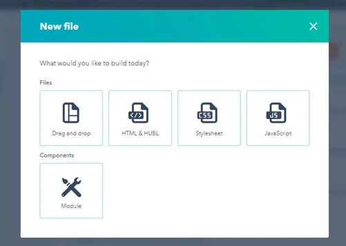 When the dialog box pops up, click on HTML & HUBL